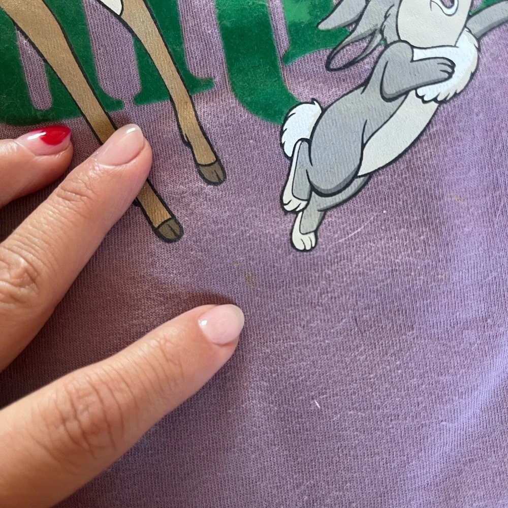 GAP Lavender Bambi Long Sleeve Tee